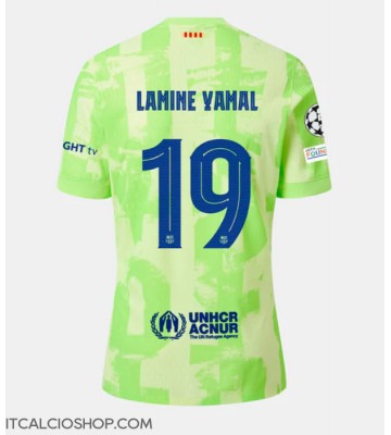 Barcelona Lamine Yamal #19 Terza Maglia 2024-25 Manica Corta